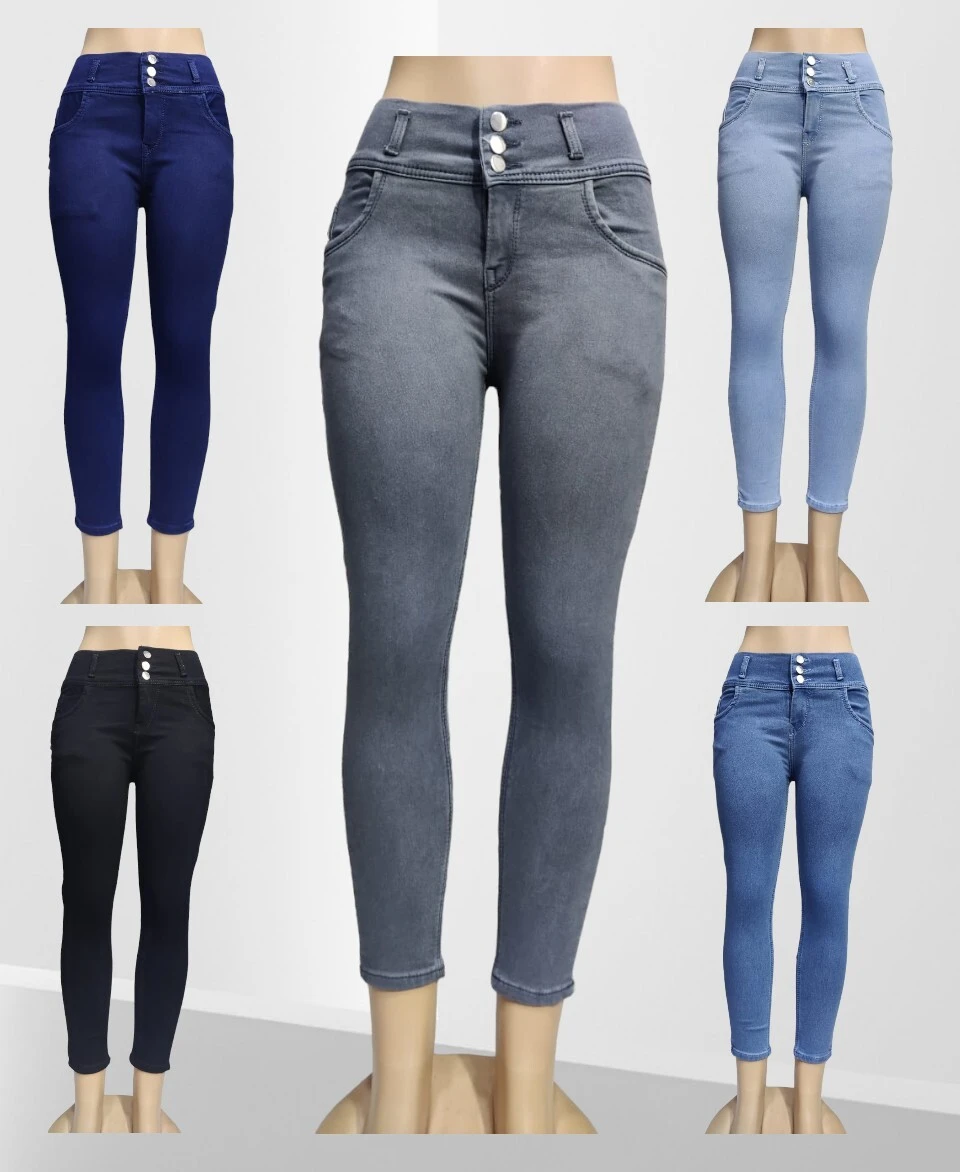 THREE 3 BUTTON LADIES JEANS URBANMORE