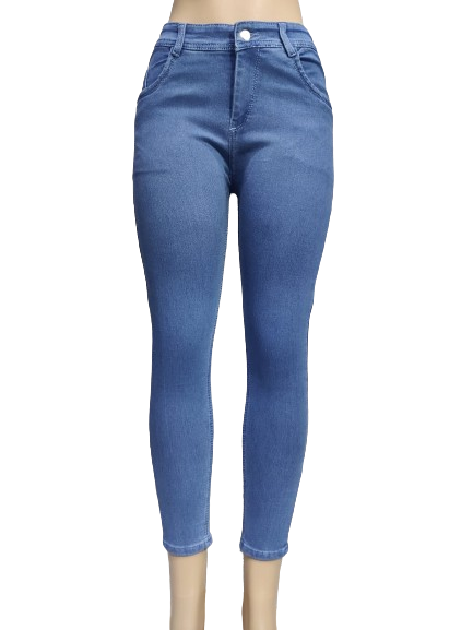 LADIES JEANS SINGLE BUTTON