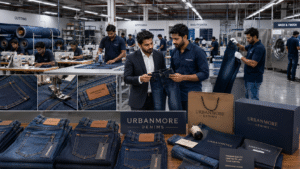 White label jeans manufacturer producing custom denim jeans for fashion brands